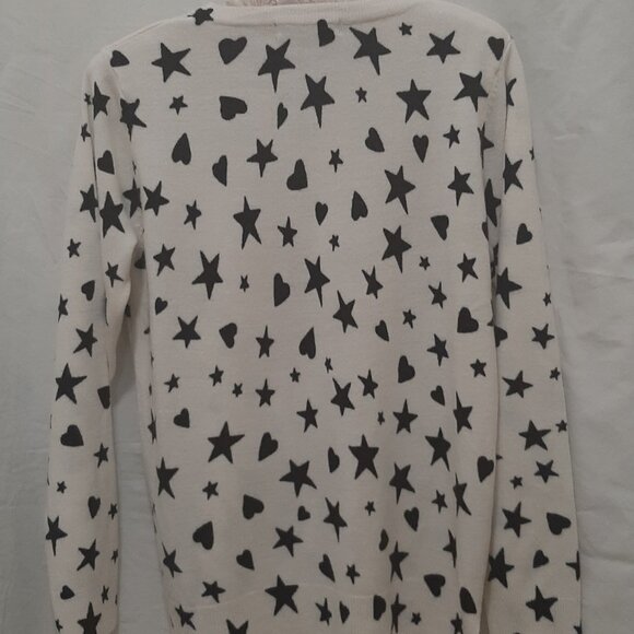 M & S Heart & Stars Sweater - Picture 2 of 4